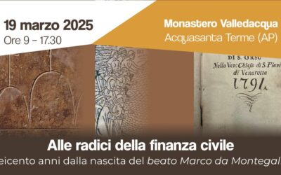 Microcredito sociale: a Valledacqua in anteprima il progetto di Caritas nazionale